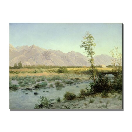 Trademark Fine Art Albert Biersdant 'Prairie Landscape' Canvas Art, 24x32 BL0843-C2432GG